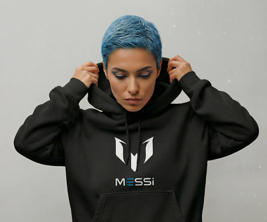“MESSI No.10” Unisex Black Hoodie