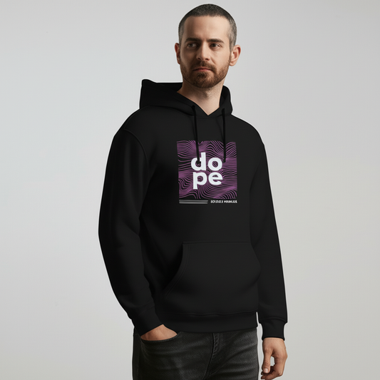 “Dope Streetwear” Black Unisex Hoodie