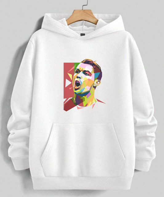 “CR7 Limitless Energy” Unisex White Hoodie