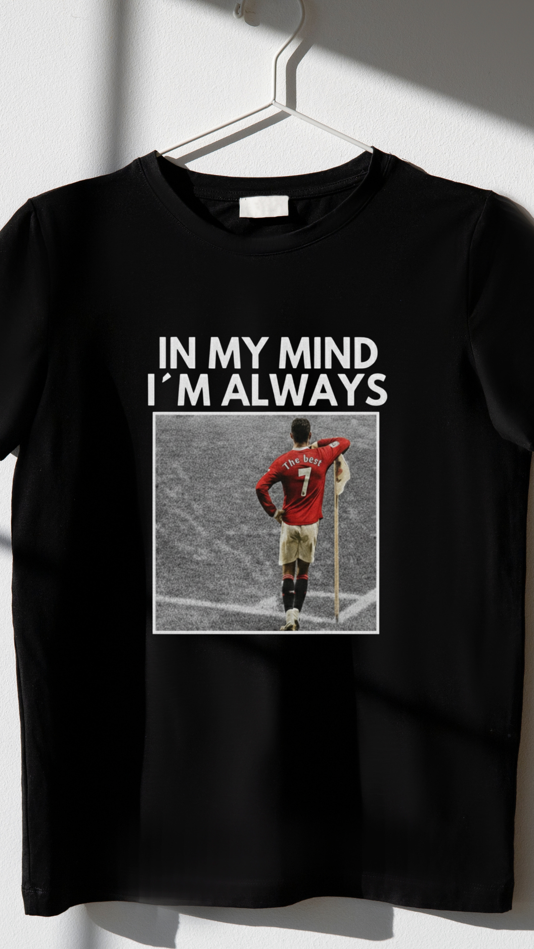 “In My Mind I’m Always” Unisex Black T-Shirt