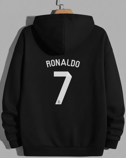 “RONALDO No.7” Unisex Black Hoodie
