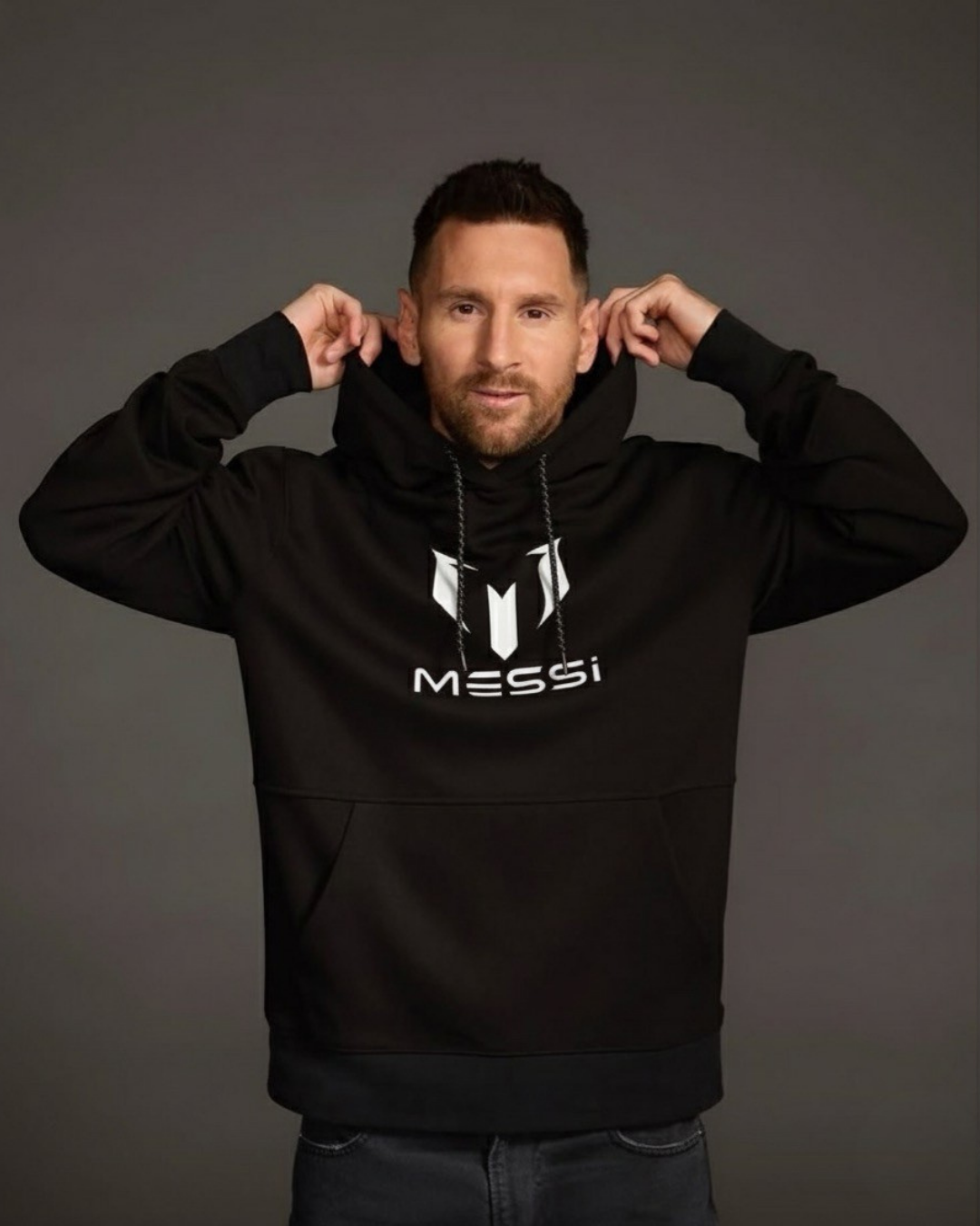 “MESSI No.10” Unisex Black Hoodie
