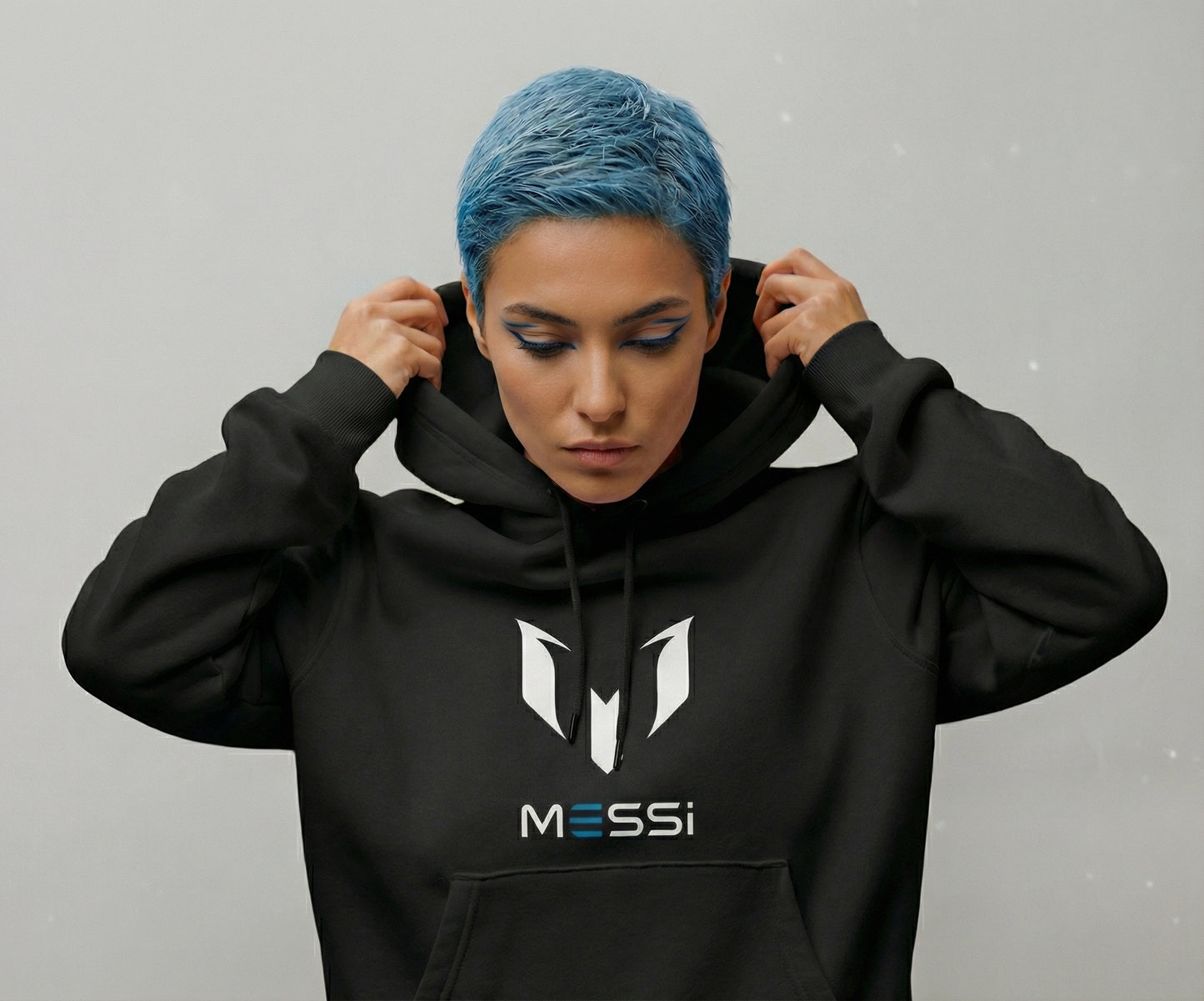 “MESSI No.10” Unisex Black Hoodie
