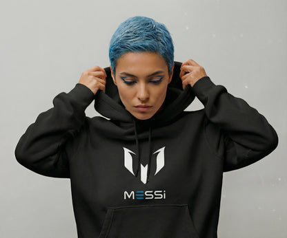 “MESSI No.10” Unisex Black Hoodie