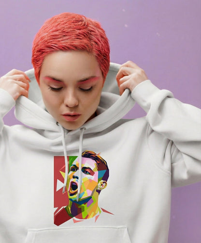 “CR7 Limitless Energy” Unisex White Hoodie