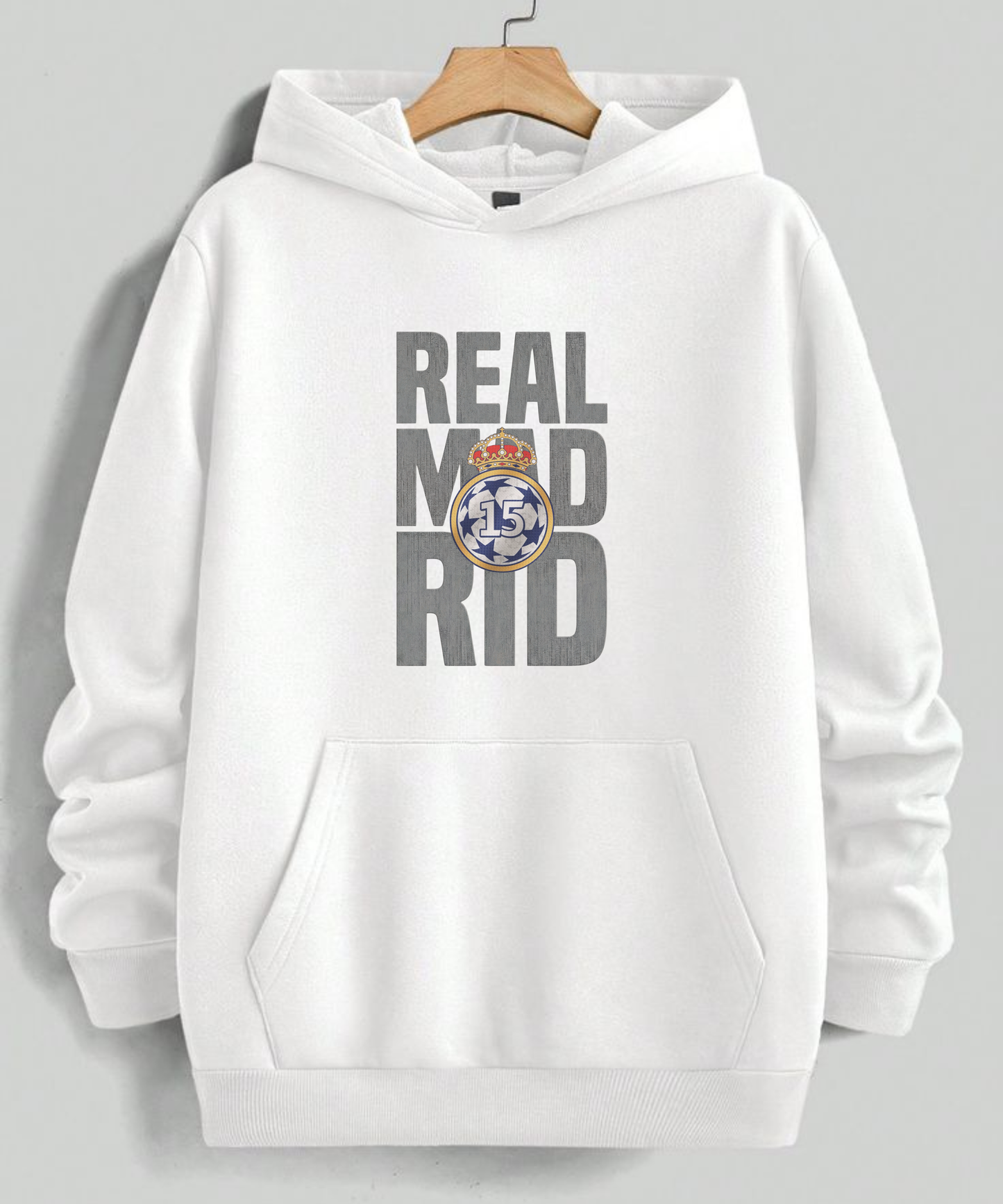 “Madrid Pride” Unisex White Hoodie