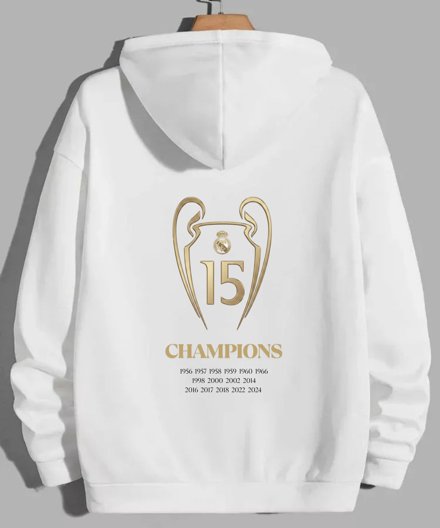 “Madrid Glory” Unisex White Hoodie