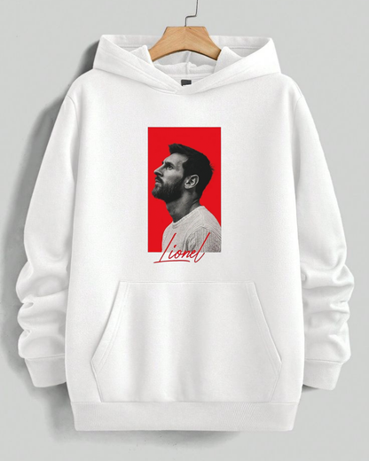“Lionel Vision” Unisex White Hoodie