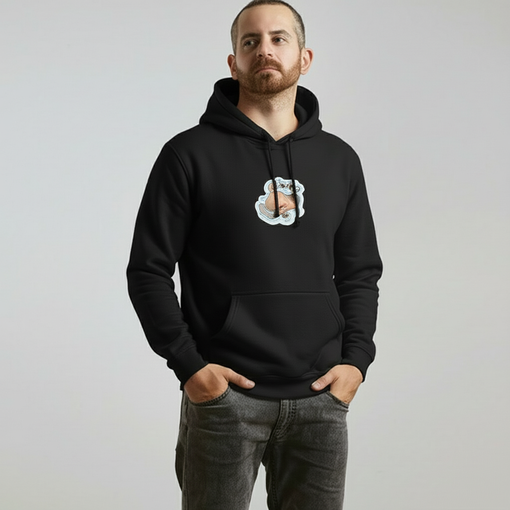 "I'm OK" Unisex Black Hoodie