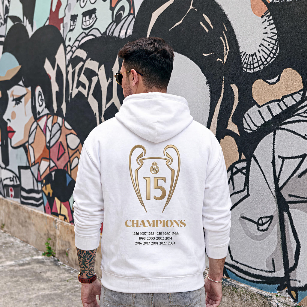 “Madrid Glory” Unisex White Hoodie