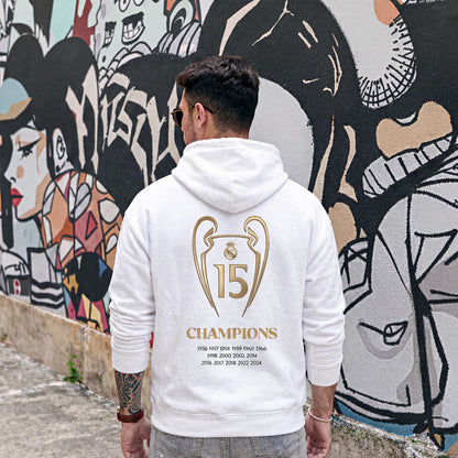 “Madrid Glory” Unisex White Hoodie