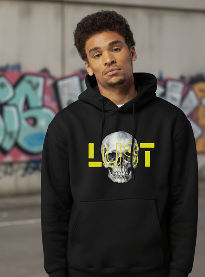 “LUST Skull” Unisex Black Hoodie
