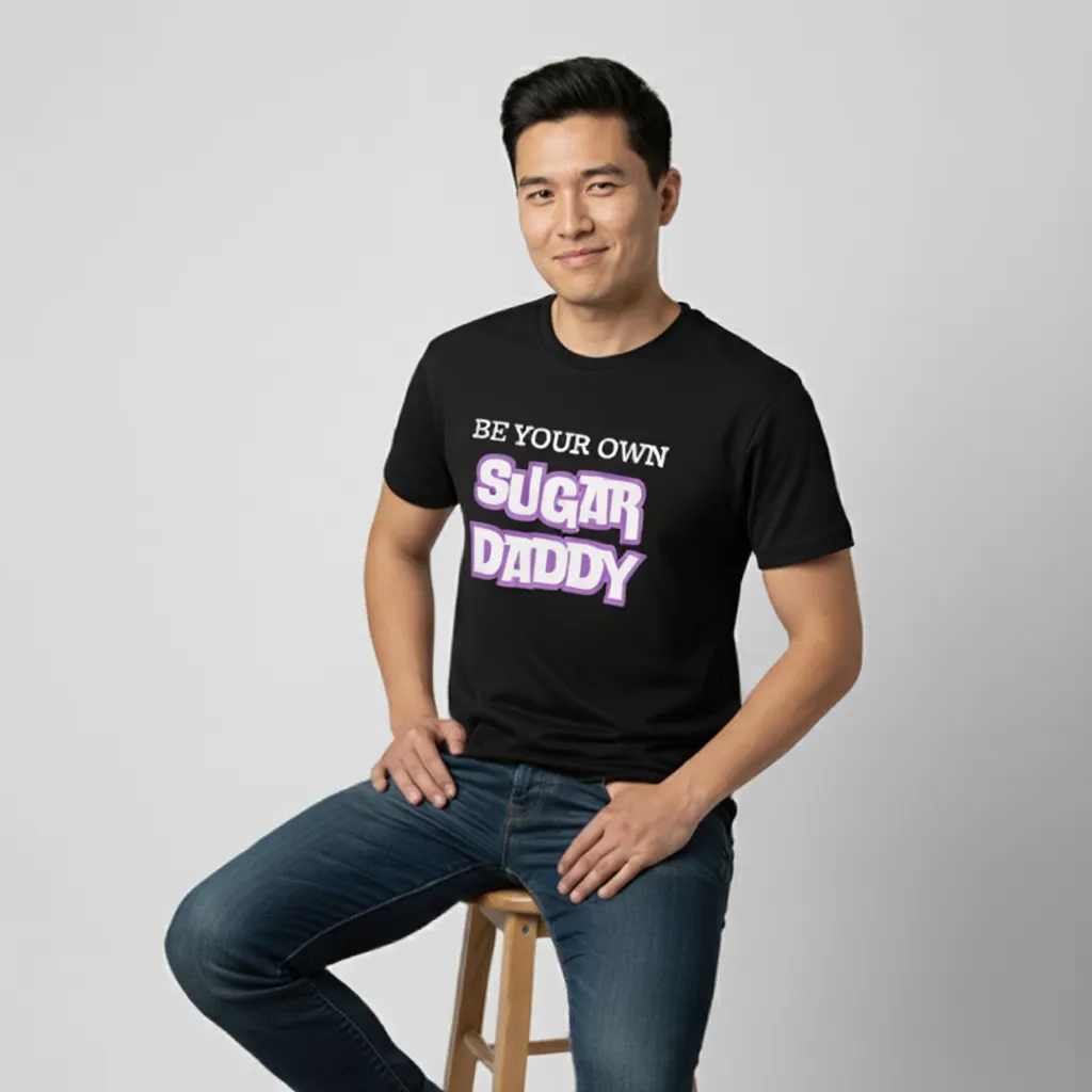“Be Your Own Sugar Daddy” Black T-Shirt