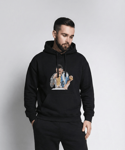 “GOAT Moment” Unisex Black Hoodie