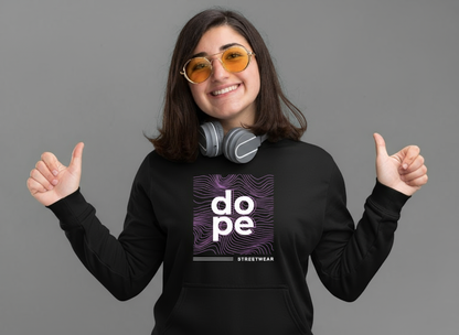 “Dope Streetwear” Black Unisex Hoodie